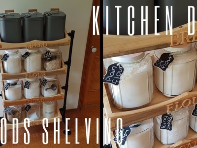 Making Kitchen Dry Goods Shelves - Woodworking