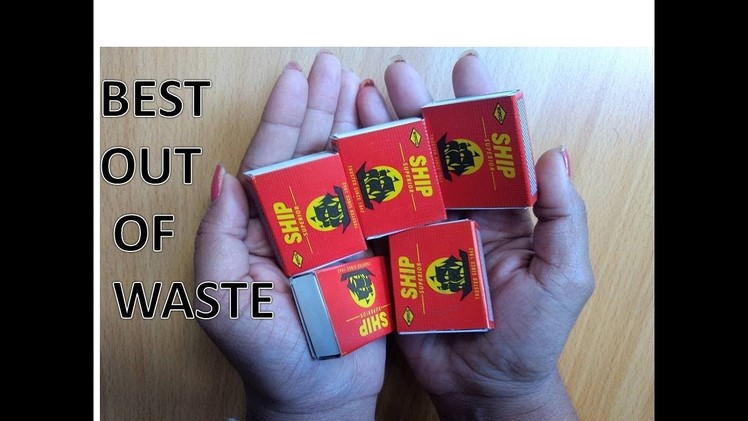 Matchbox Craft | Best out of Waste | Reuse Match Box