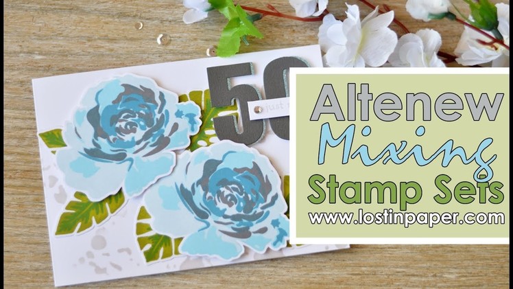 Mixing Stamp Sets - Floral Fantasy Altenew!