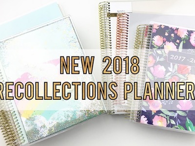 NEW 2018 MICHAELS RECOLLECTION PLANNERS - vertical, horizontal + hourly