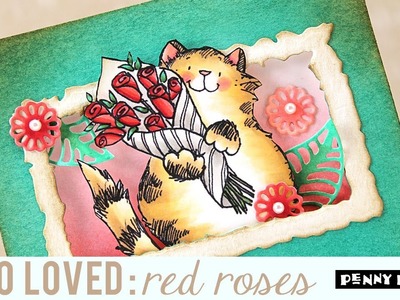 One Stamp Set: Four Cards | PART 3 | Red Roses
