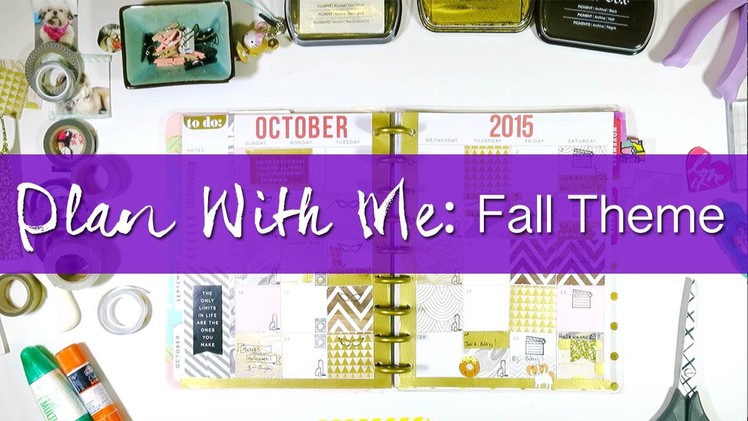 Plan With Me: Fall Theme!