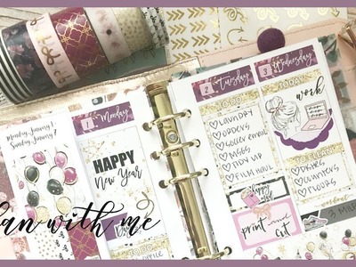 PLAN WITH ME ll PERSONAL PLANNER ll NEW YEARS