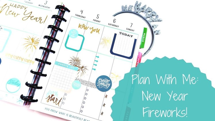 Plan With Me: New Year Fireworks!