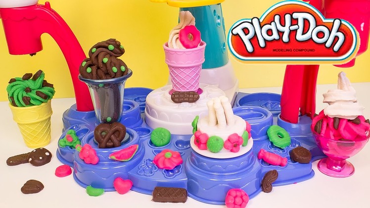 Play Doh Magic Swirl Ice Cream Shoppe - Toy Review