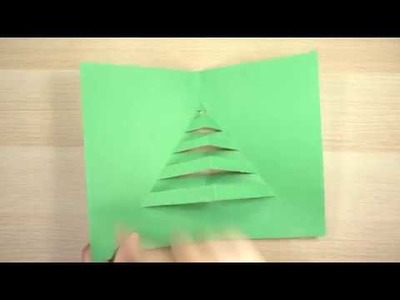 Pop-up tree card - the easiest pop-up card ever