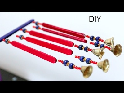 Popsicle Sticks Wind Chimes Craft || DIY Wind Chimes || Wall Decor Idea || ||Inspiration Kidzone