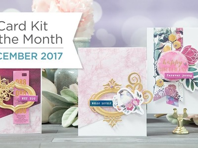 Spellbinders December 2017 Card Kit of the Month