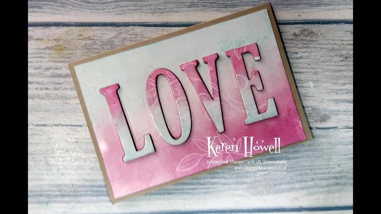 Stampin' Up! Floating Letters