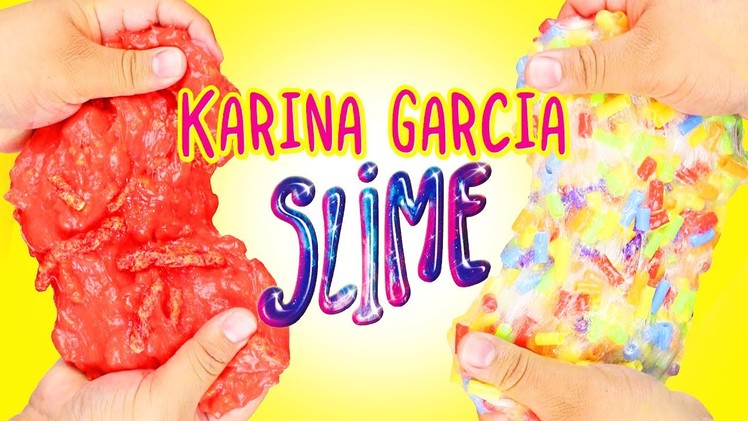 Testing Karina Garcia Slime Recipes!!! HOW TO MAKE CRUNCHY SLIME!!!
