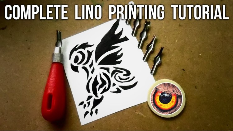 ULTIMATE GUIDE TO LINO PRINTING | STEP BY STEP TUTORIAL