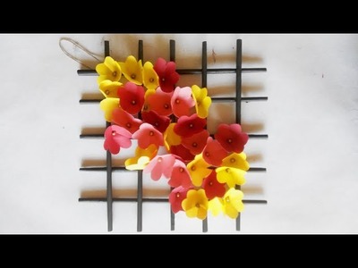 Wall Decoration |Hanging Flower| Paper Craft Ideas #91
