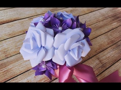 ABC TV | How To Make Paper Rose Flower Bouquet From Printer Paper - Craft Tutorial