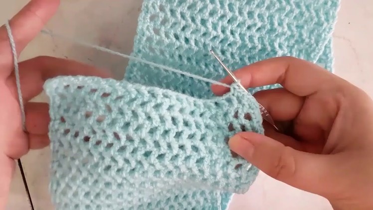 Back washer Crochet  step by step tutorial.