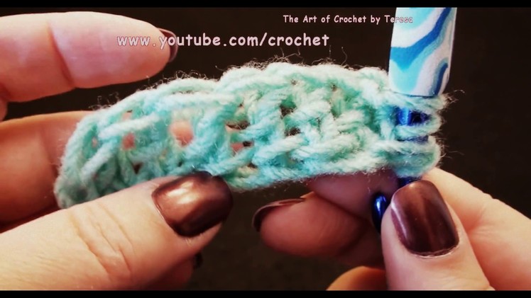 BONUS FOOTAGE How to make the Foundation Double knit Crochet Left Hand Free Online Cinema Enhanced