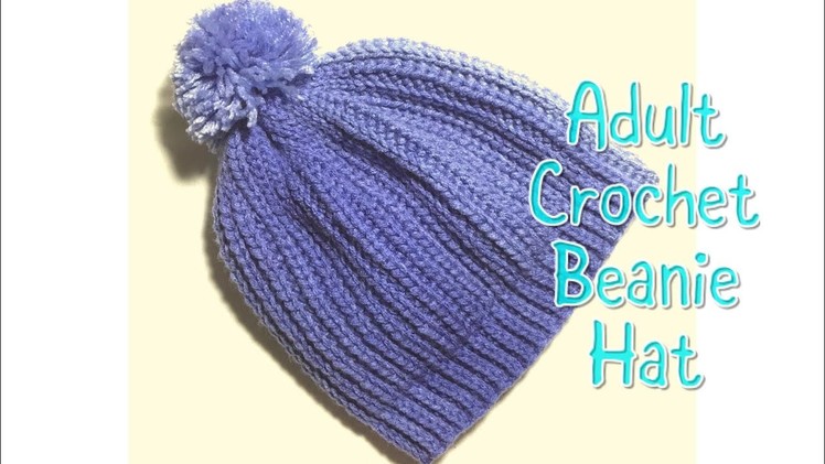 Crochet beanie hat for men, women or teens #111