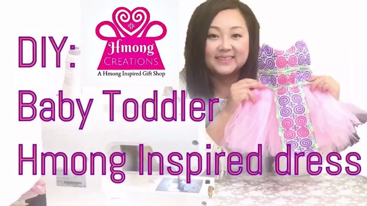 DIY Hmong baby toddler tutu dress HmongCreations.Etsy.com
