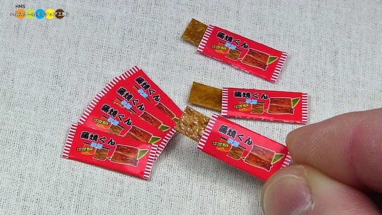 DIY Miniature Kabayakisan Taro 　蒲焼さん太郎風ミニチュア駄菓子作り Fake food
