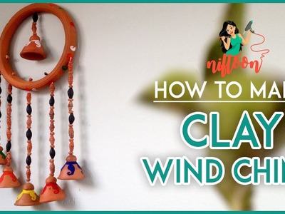 DIY Terracotta Wind Chime Musical Hanging Clay Bell Charm Home Decoration