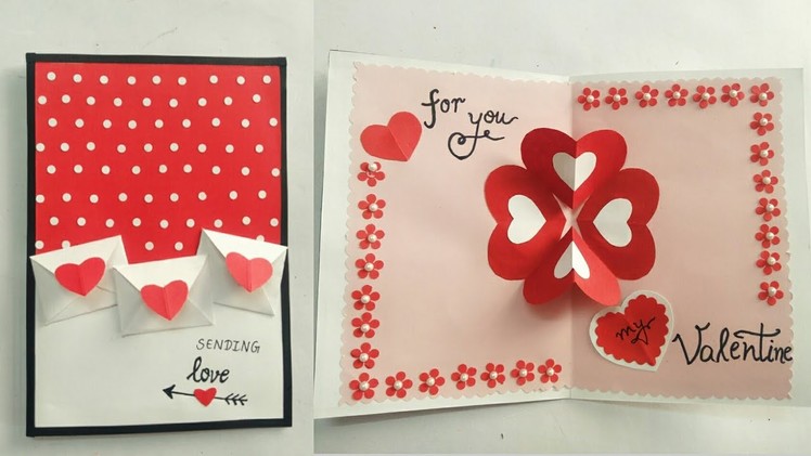 DIY Valentine Pop Up Card Ideas. How to Make Simple ans Easy Valentine Pop Up Card