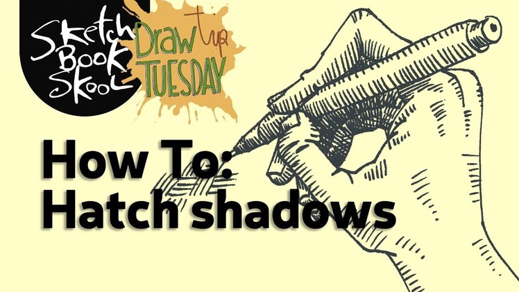 Draw Tip Tuesday - How to Hatch Shadows