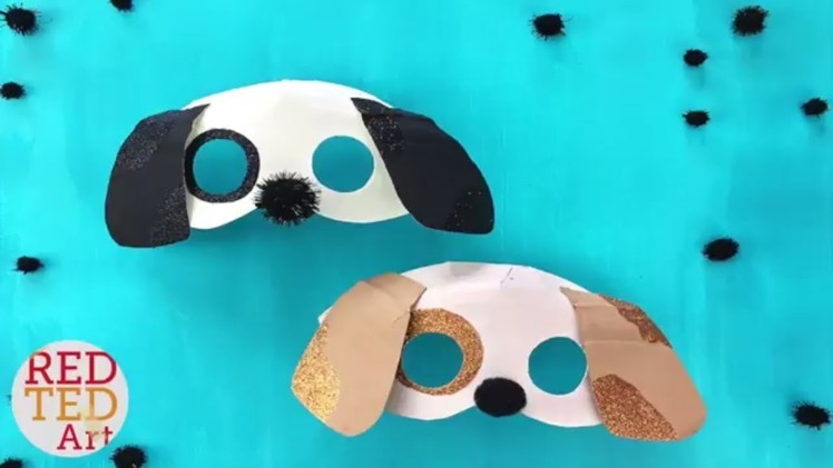 Easy Dog Mask DIY   Year of the Dog Crafts for Kids   Paper Plate Masks