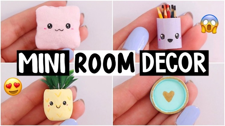 EXTREME DIY CHALLENGES! MINI ROOM DECOR?! *making the world’s smallest room decor*