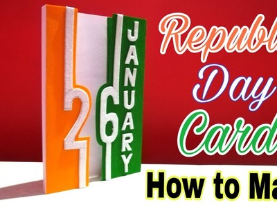 Handmade greetings card, handmade cards ideas, how to make greeting cards ,republic day card making