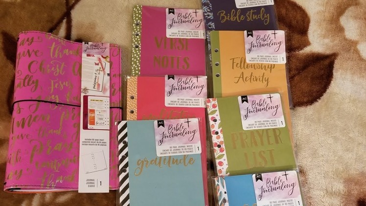 How I'm Using American Crafts Bible Journaling Planner Inserts