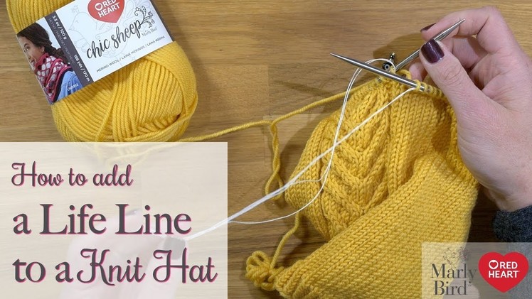How to add a Life Line to a Knit Hat