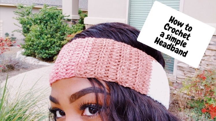 How to Crochet a Simple Headband