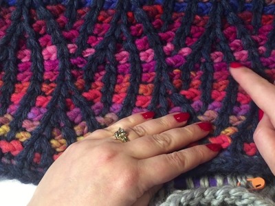 How to Crochet Twisted Tunisian Simple Stitch: The Fable Cowl