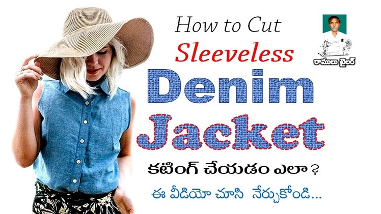 How to Cutting Girls Denim Jacket - Training Tutorial - Ramulu Tailor