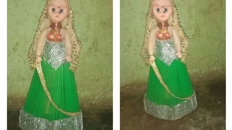 How to decorate a doll with pipes