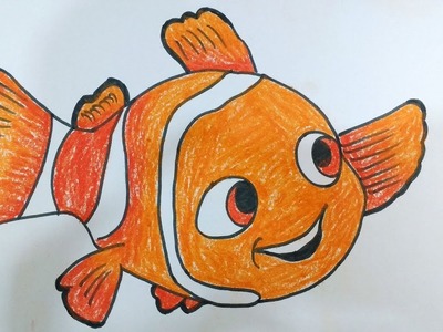 How to Draw Nemo Fish with Easy Steps