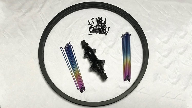 How To lace a BMX wheel 36 Hole (3 Cross)