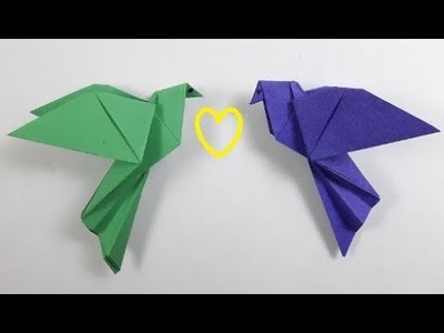 How to make a 3d paper Birds| Easy origami Birds Ideas | DIY Simple Paper Bird making for beginners