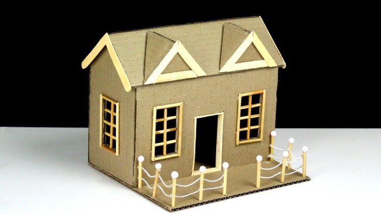 How To Make a Beautiful Cardboard House (with dimensions)