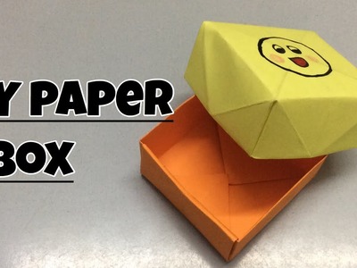 How to make a DIY Origami Paper Storage Box with a lid. AC Crafts