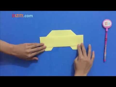 How to Make a Paper Car for Kids Easy Step By Step in 5 Minutes - Origami DIY Crafts for Beginner