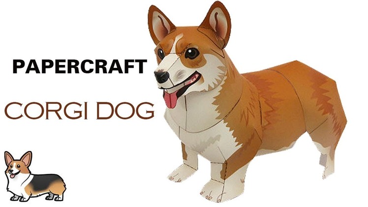 How To Make A Paper Corgi Dog Model For Kids From papercraft 99