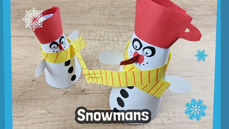 How to make a Paper Snowman