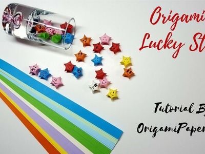 How To Make An Origami Lucky Star (Ngôi Sao Mai Mắn) IITutorial By OrigamiPaperCraft