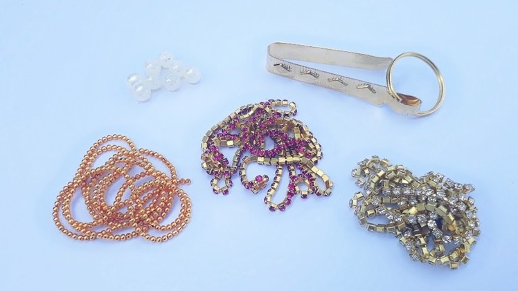 How To Make Designer Waist Chain At Home | Waist key chain | Bridal Waist chain | DIY | Uppunutihome