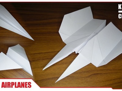 How to make EASY PAPER AIRPLANES. DIY