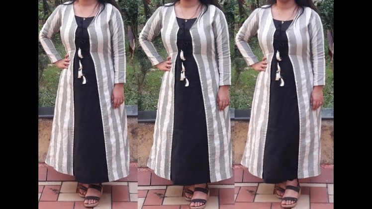 How to make Long Jacket Kurti