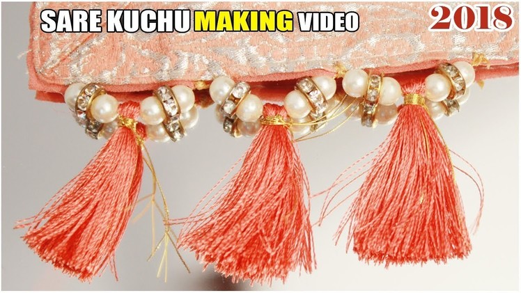 How to make saree kuchu tassels using beads 2018 latest fashion 2018 saree kuchu tutorials