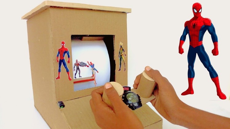 How to make Spiderman Desktop Game from Cardboard
