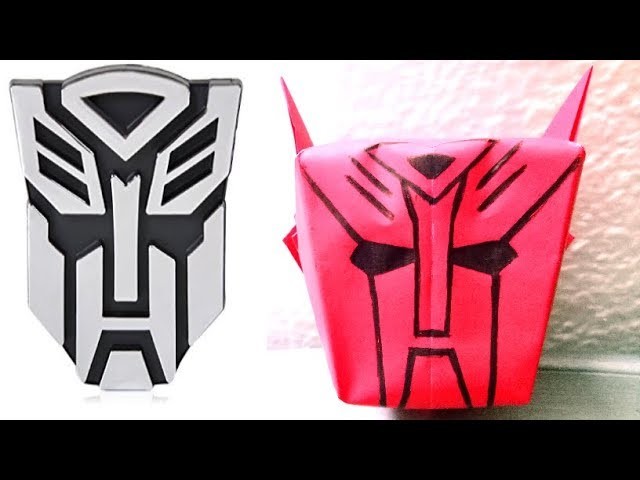How to make TRANSFORMERS (Autobots) Face with Paper
