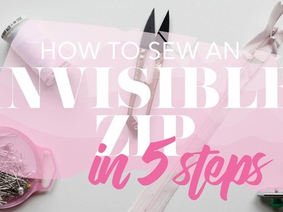 How to Sew an Invisible Zip | Teach Me Fashion